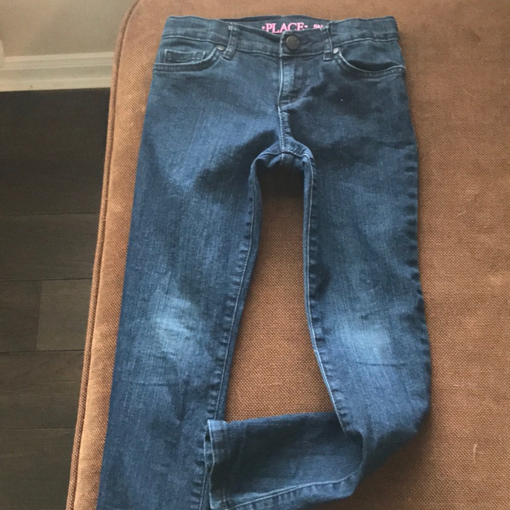Little girl super skinny jeans